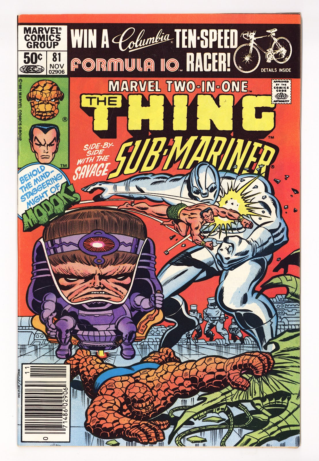 Marvel Two-in-One Vol 1 81  Mid Grade   (1981)   Newsstand  