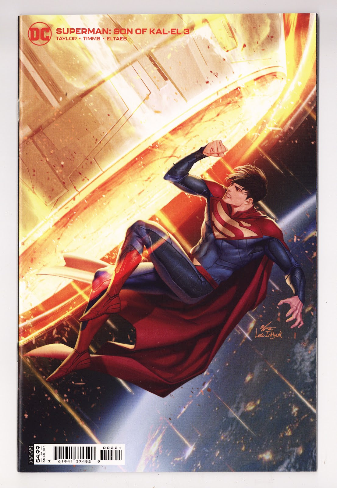 Superman: Son of Kal-El 3 High Grade (2021) Lee Variant 