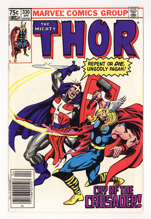 Thor Vol 1 330 Mid Grade (1983) Canadian Price Variant