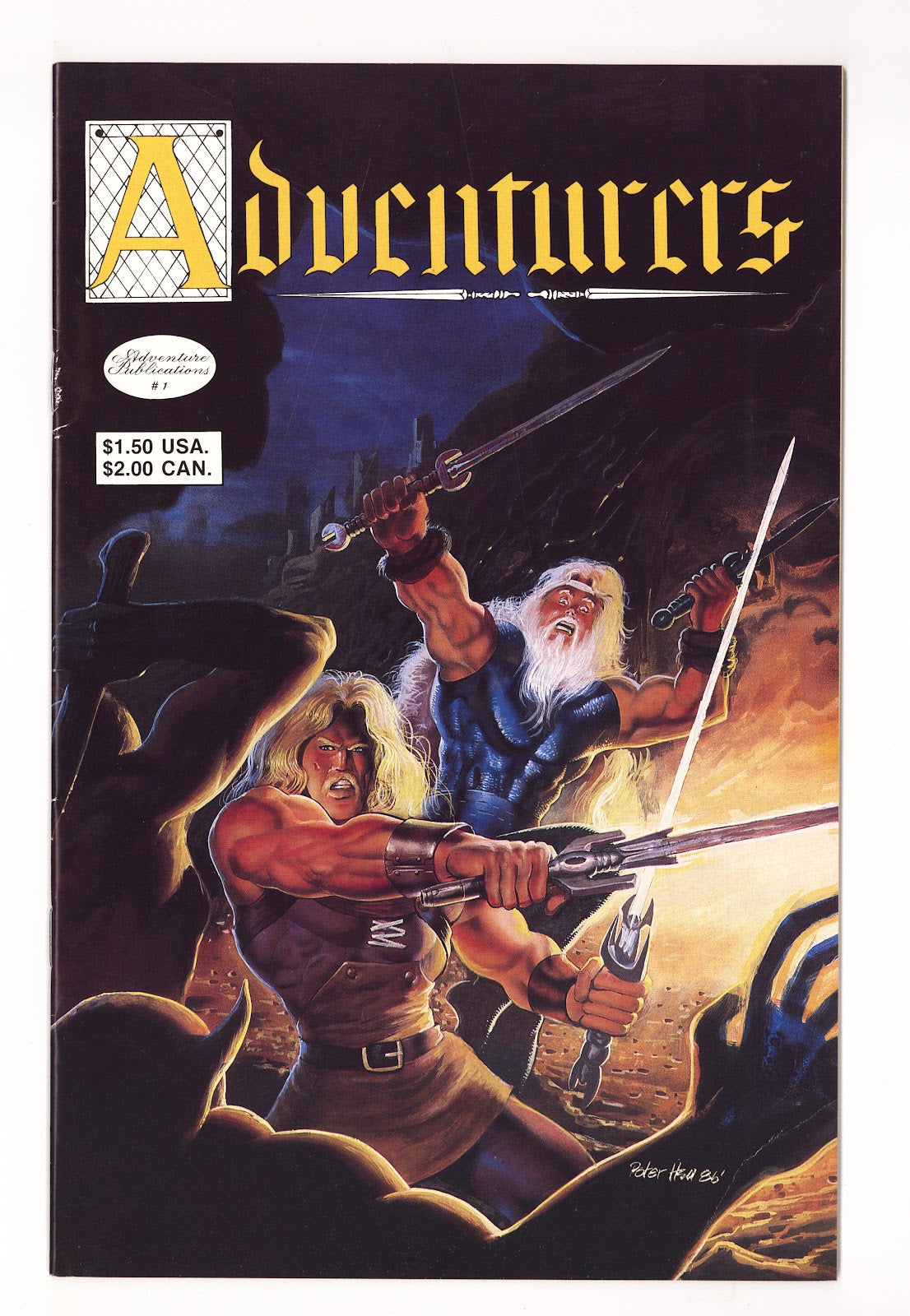 The Adventurers   1 [Second Printing]  Mid Grade   (1986)   2nd Print  