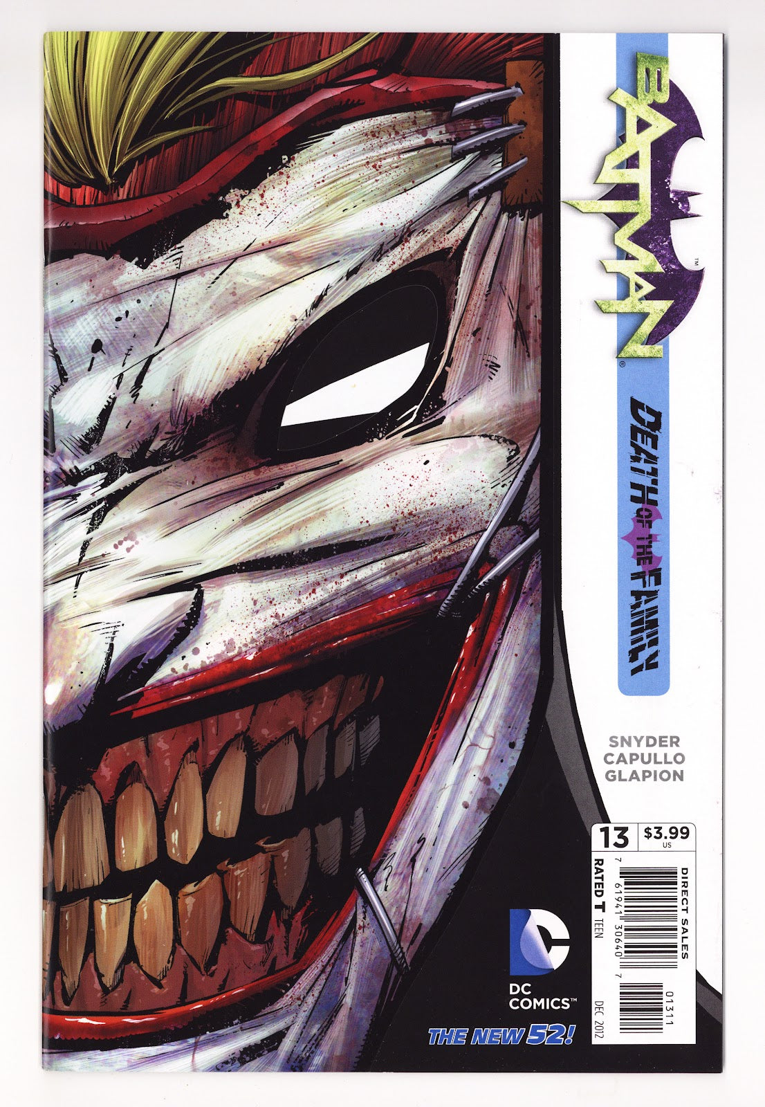 Batman Vol 2 13  High Grade   (2012)   Direct Sales  
