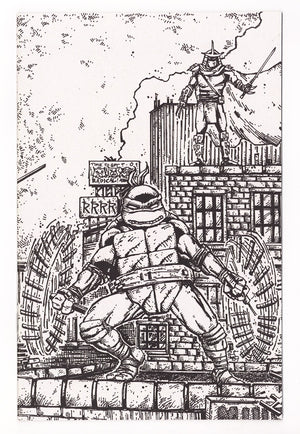 Teenage Mutant Ninja Turtles Vol 6 #23 NM (9.4) (2026) Bishop B&W Virgin Incentive