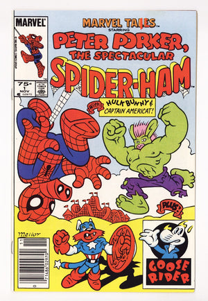 Marvel Tails Starring Peter Porker, the Spectacular Spider-Ham 1 VF- (7.5) (1983) Canadian Price Variant