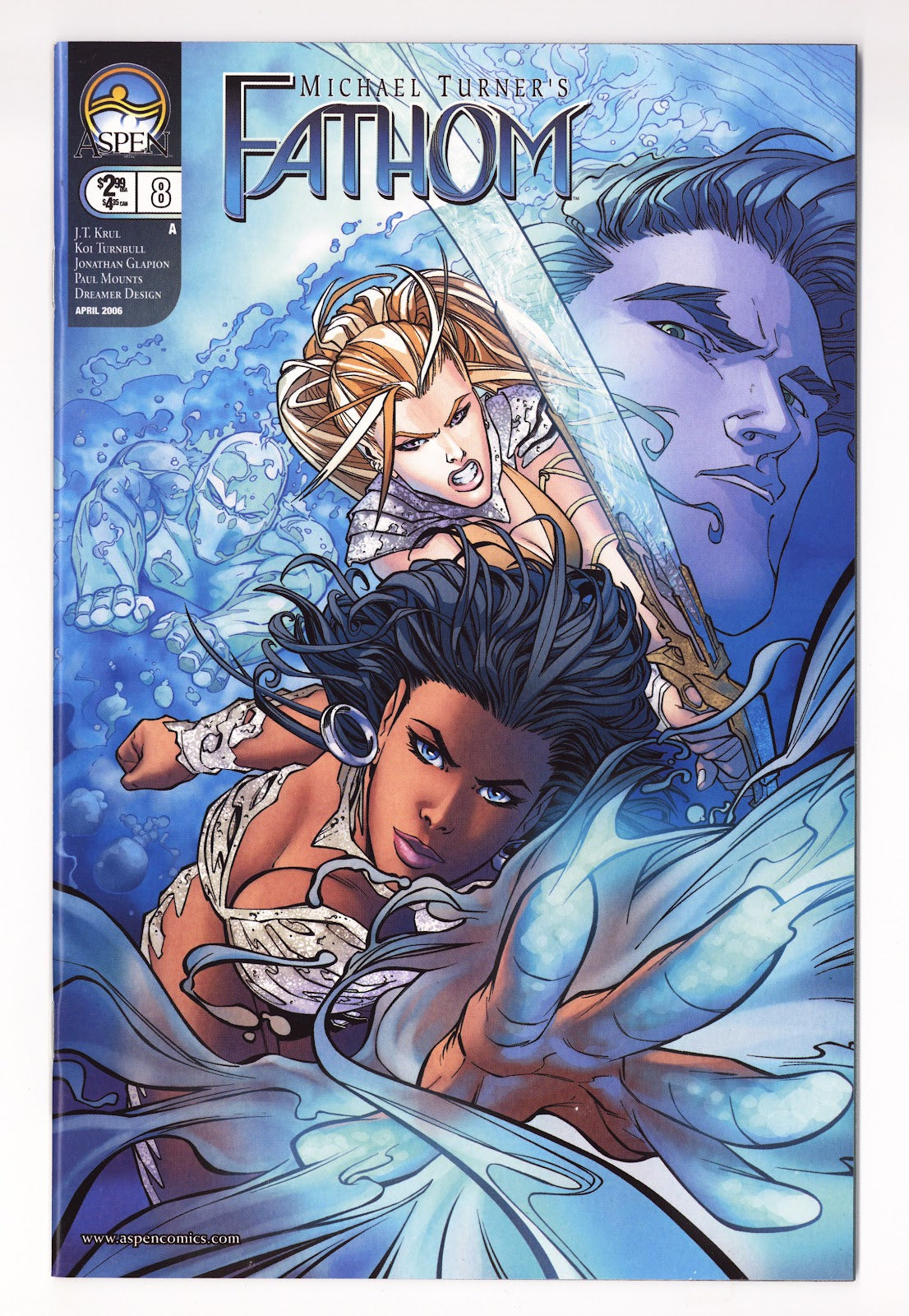 Michael Turner's Fathom Vol 2 8  High Grade   (2006)