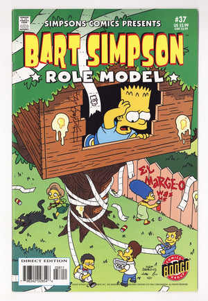 Simpsons Comics Presents Bart Simpson   37  Mid Grade   (2007)