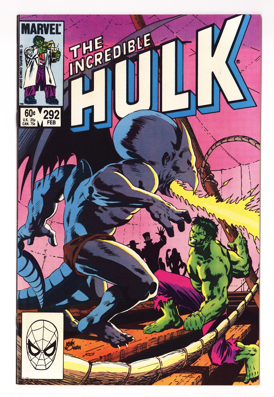 The Incredible Hulk Vol 1 292  High Grade   (1984)     