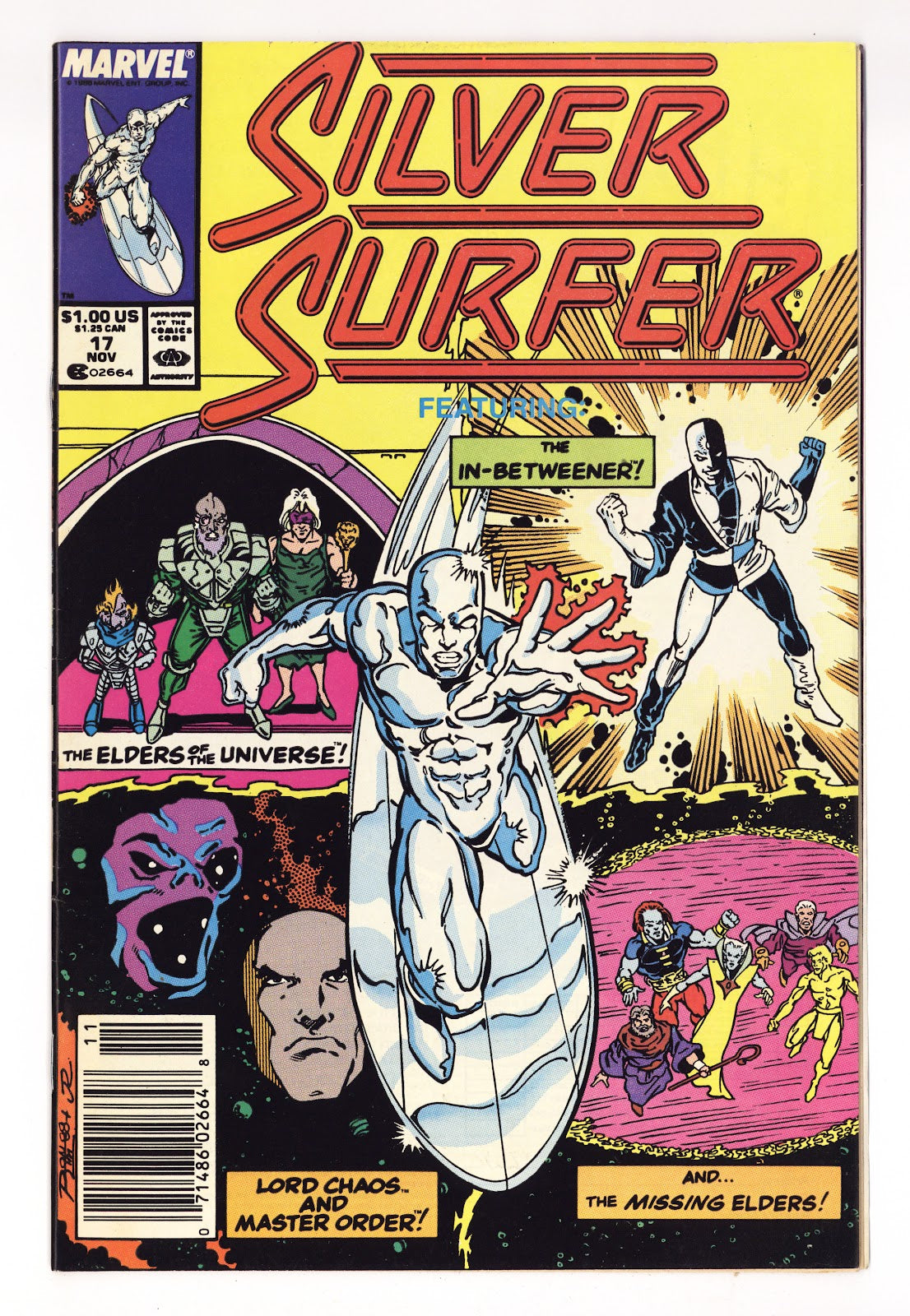 Silver Surfer Vol 3 17  Mid Grade   (1988)   Newsstand