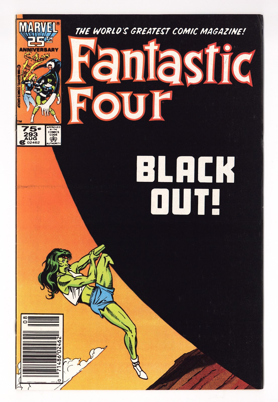 Fantastic Four Vol 1 293 Mid Grade (1986) Newsstand 