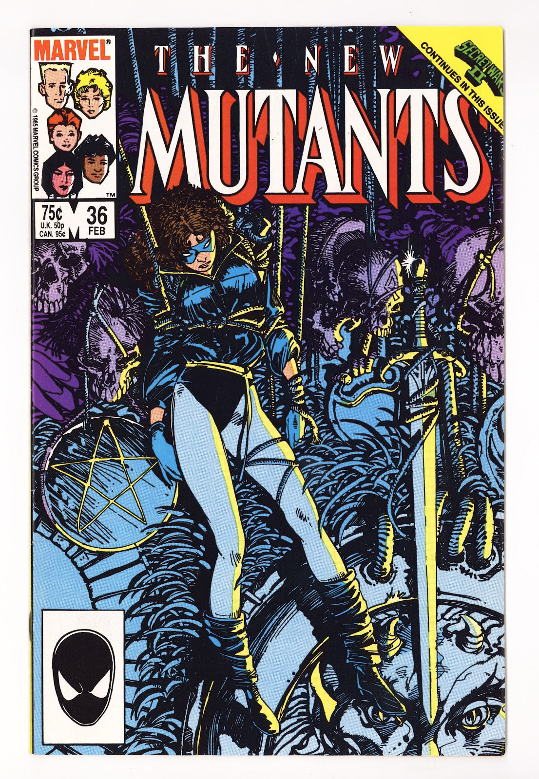 The New Mutants Vol 1 36 High Grade (1986) Direct 