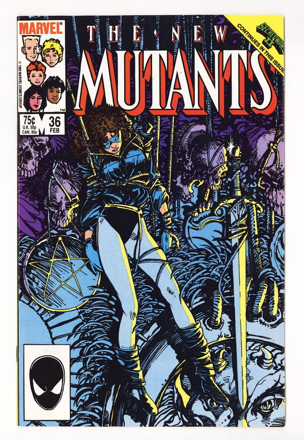 The New Mutants Vol 1 36 High Grade (1986) Direct