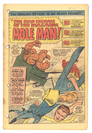 Fantastic Four Vol 1 31 Coverless (1964)