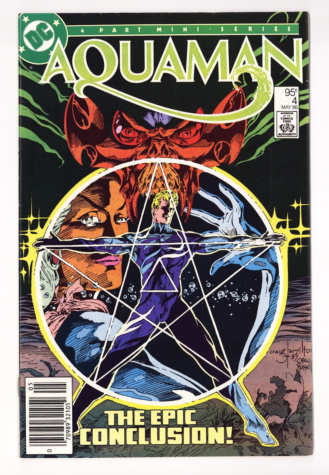 Aquaman Vol 2 4 VF/NM (9.0) (1986) Canadian Price Variant 
