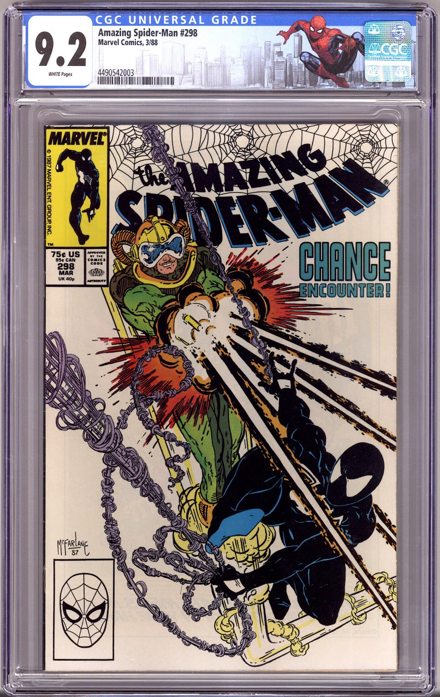 The Amazing Spider-Man Vol 1 298 CGC 9.2 (NM-)   (1988)