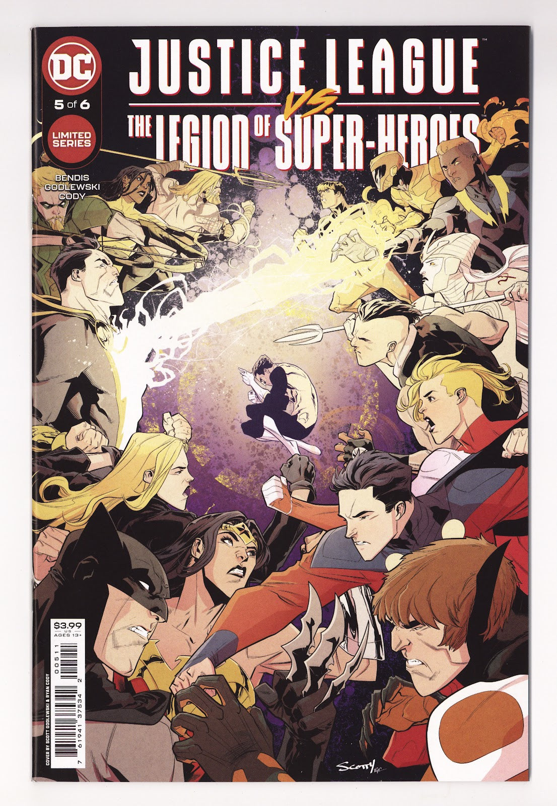 Justice League vs. the Legion of Super-Heroes 5 High Grade (2022) 