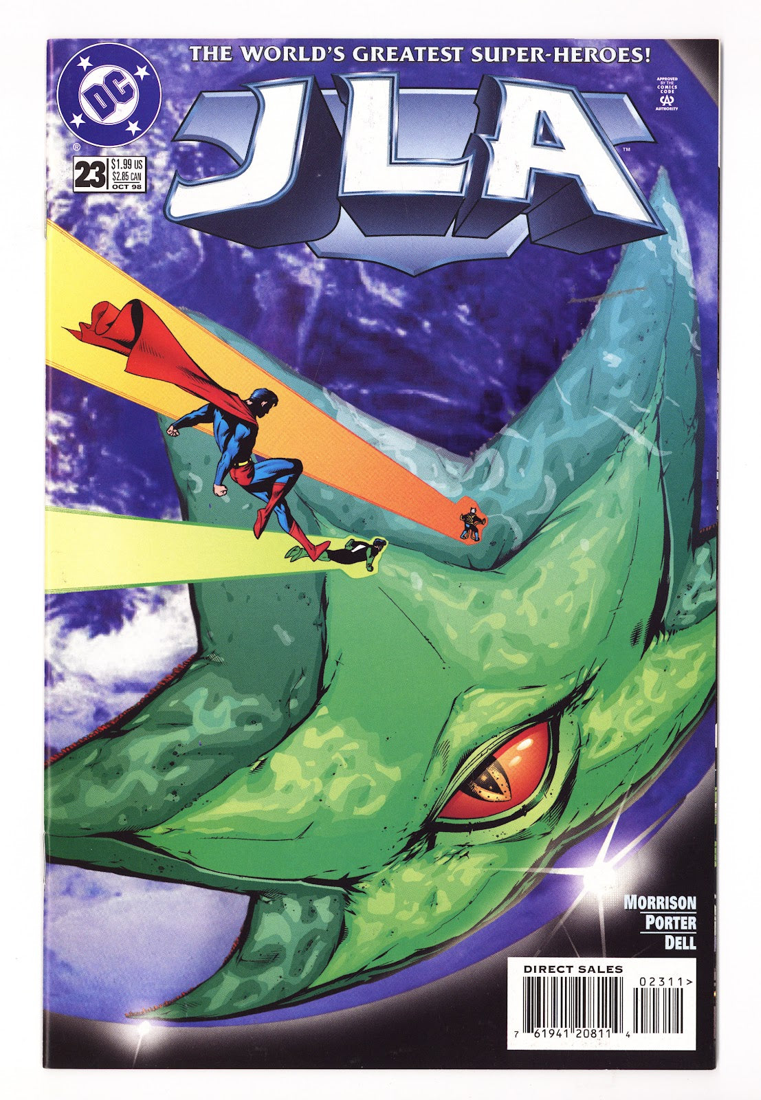 JLA 23 High Grade (1998) Direct Sales 