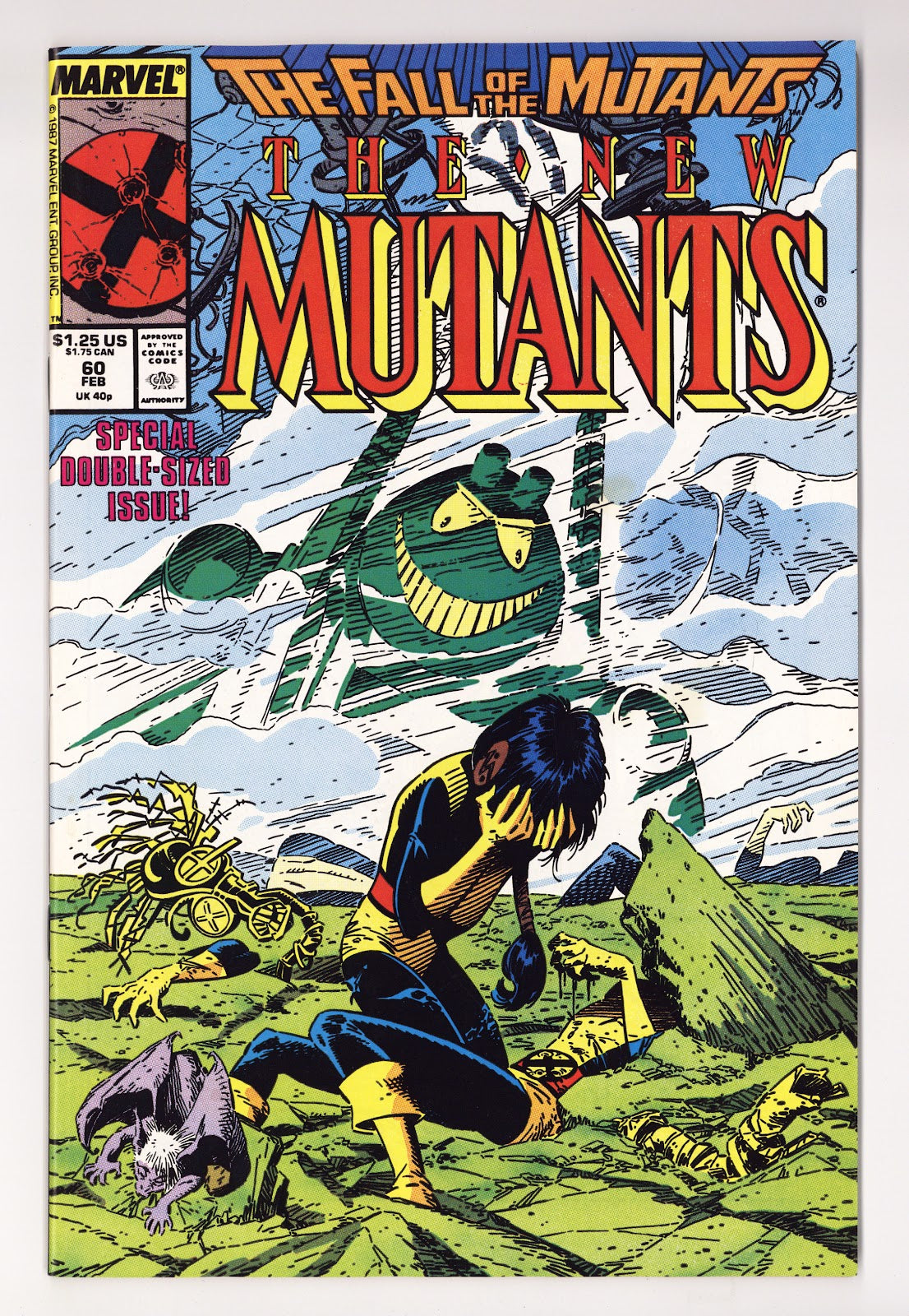 The New Mutants Vol 1 60 Mid Grade (1988) Direct 