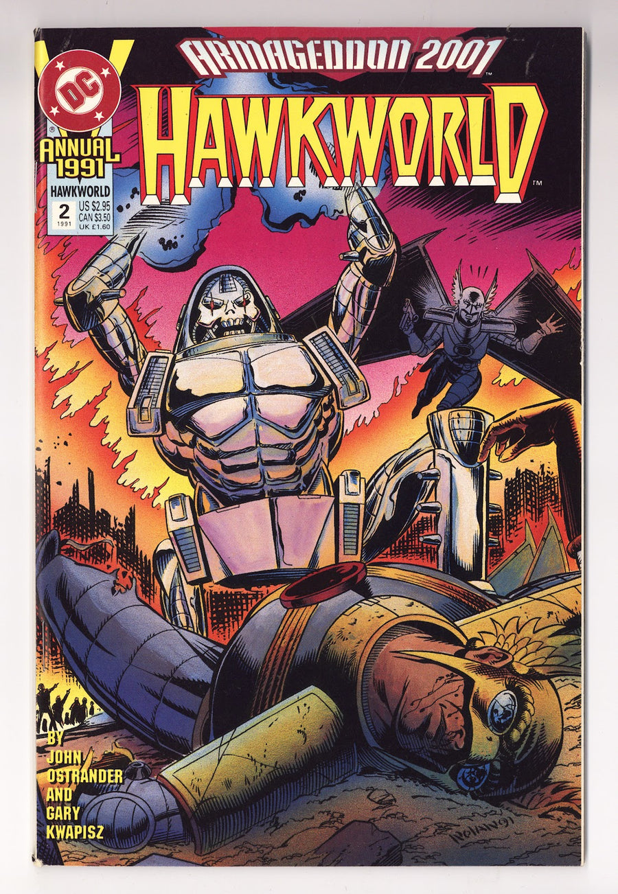 Hawkworld Annual Vol 2 2  High Grade   (1991)     