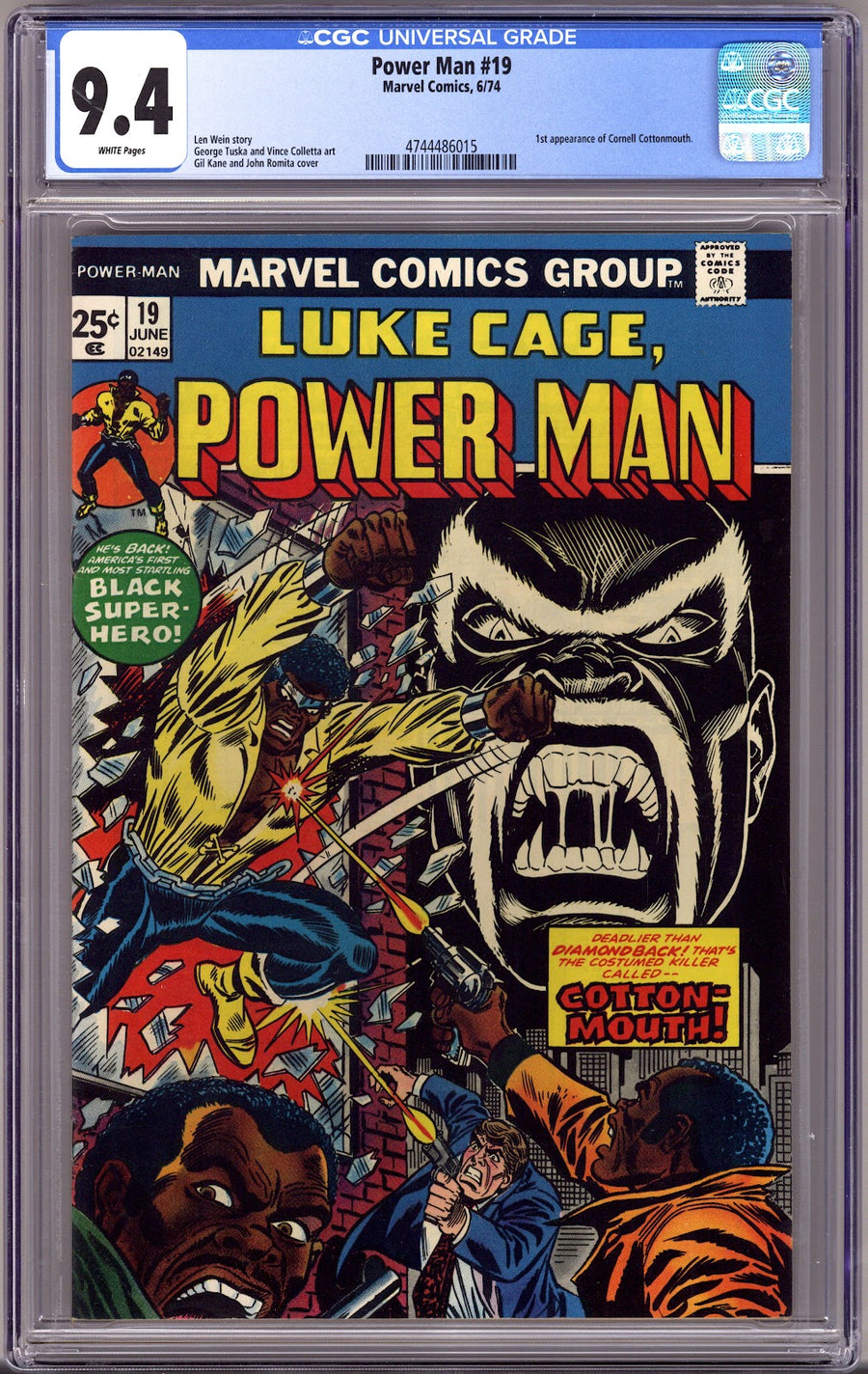 Power Man   19 CGC 9.4 (NM)   (1974)