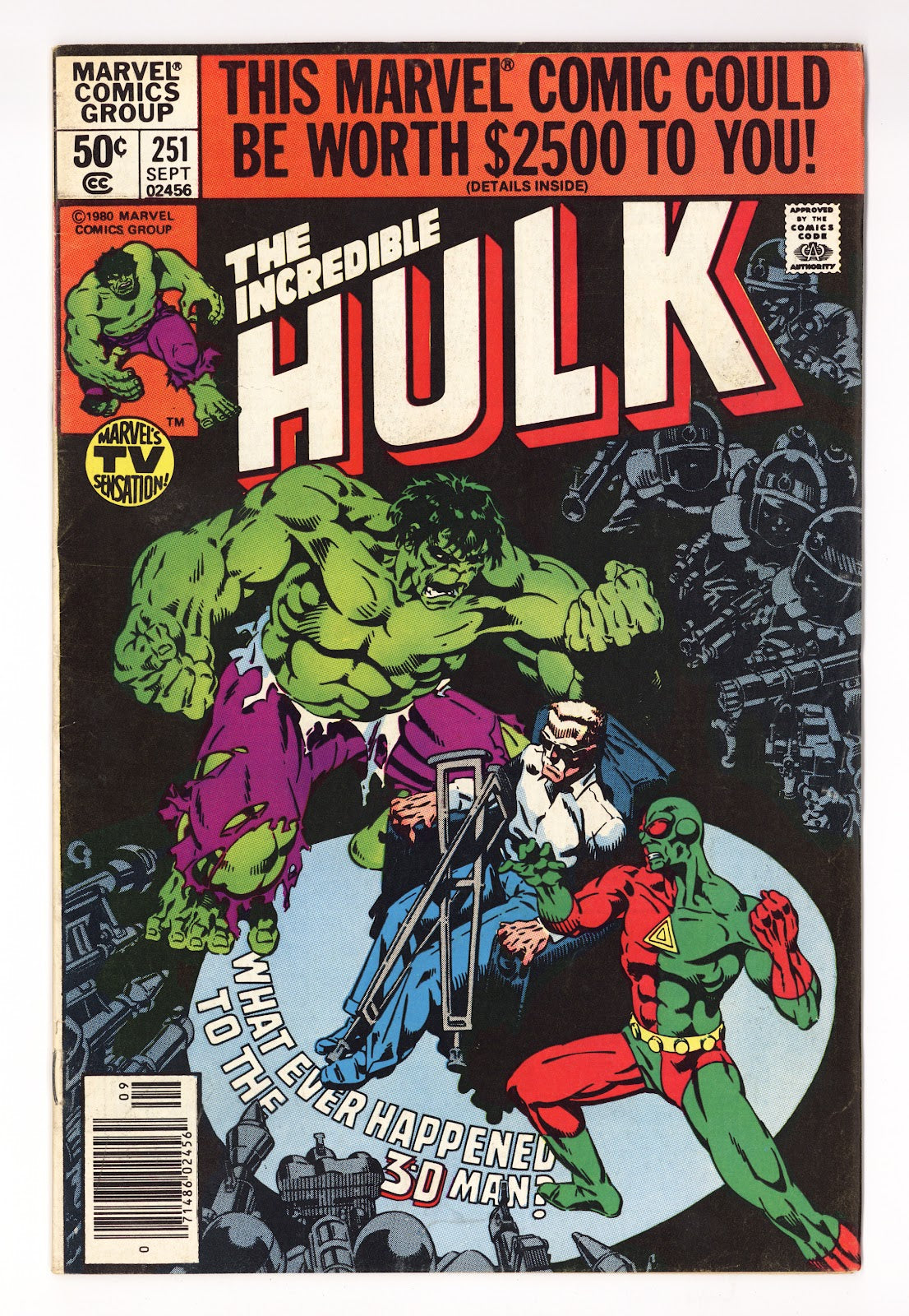 The Incredible Hulk Vol 1 251  Mid Grade   (1980)   Newsstand  