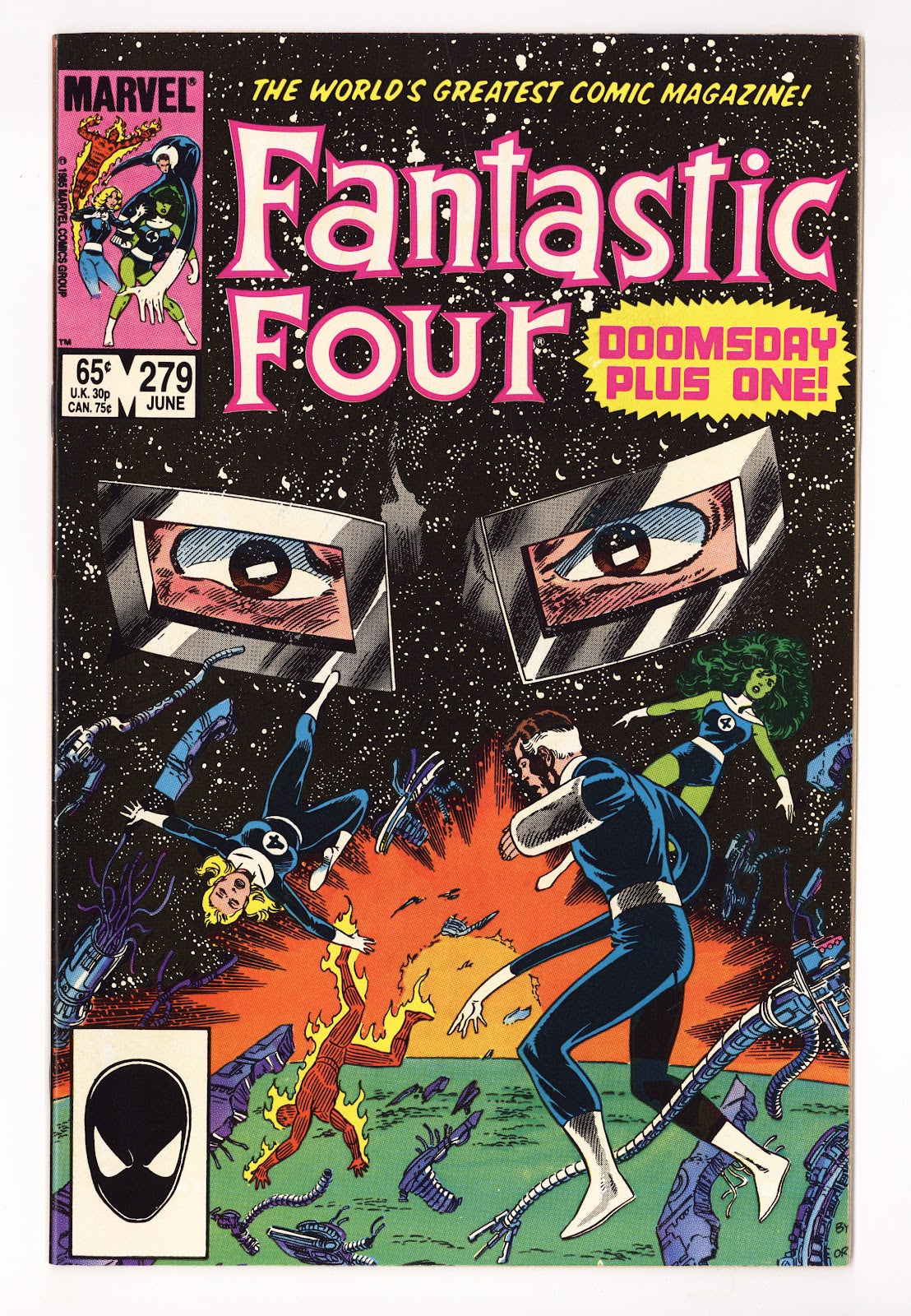 Fantastic Four 279 High Grade (1985) Direct 