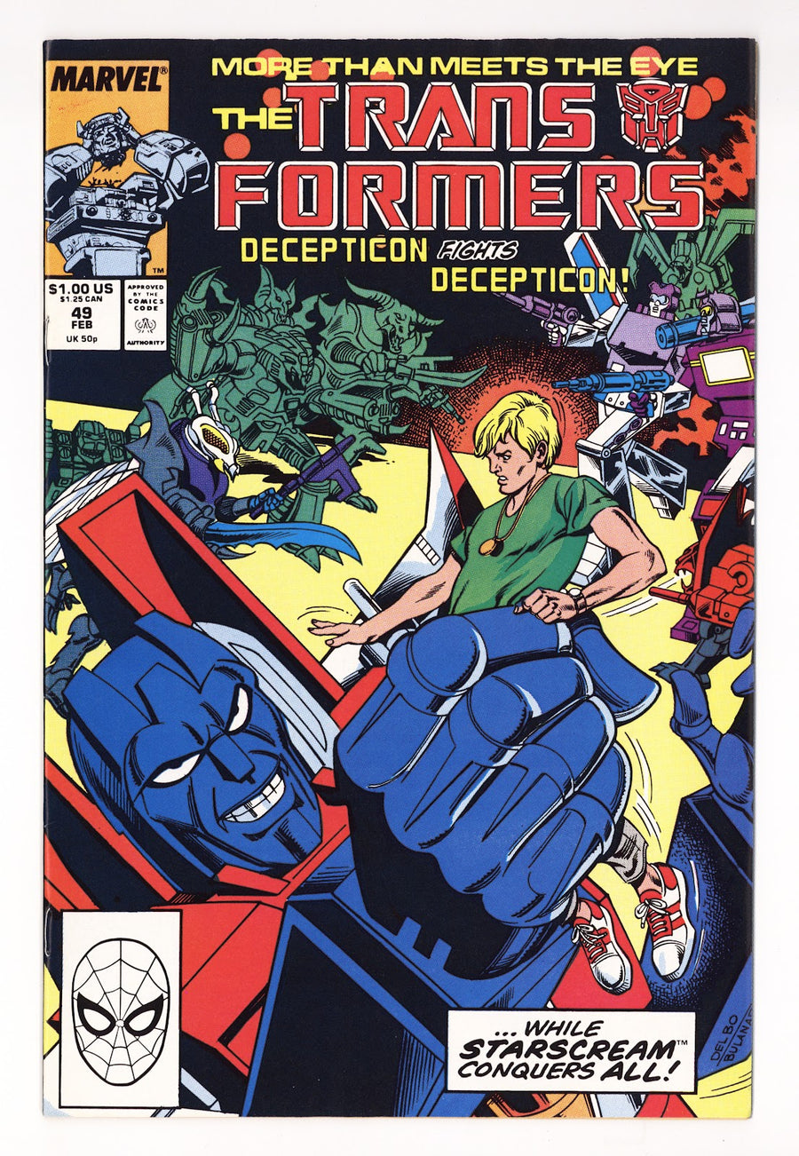 The Transformers Vol 1 49  VF+ (8.5)   (1988)     