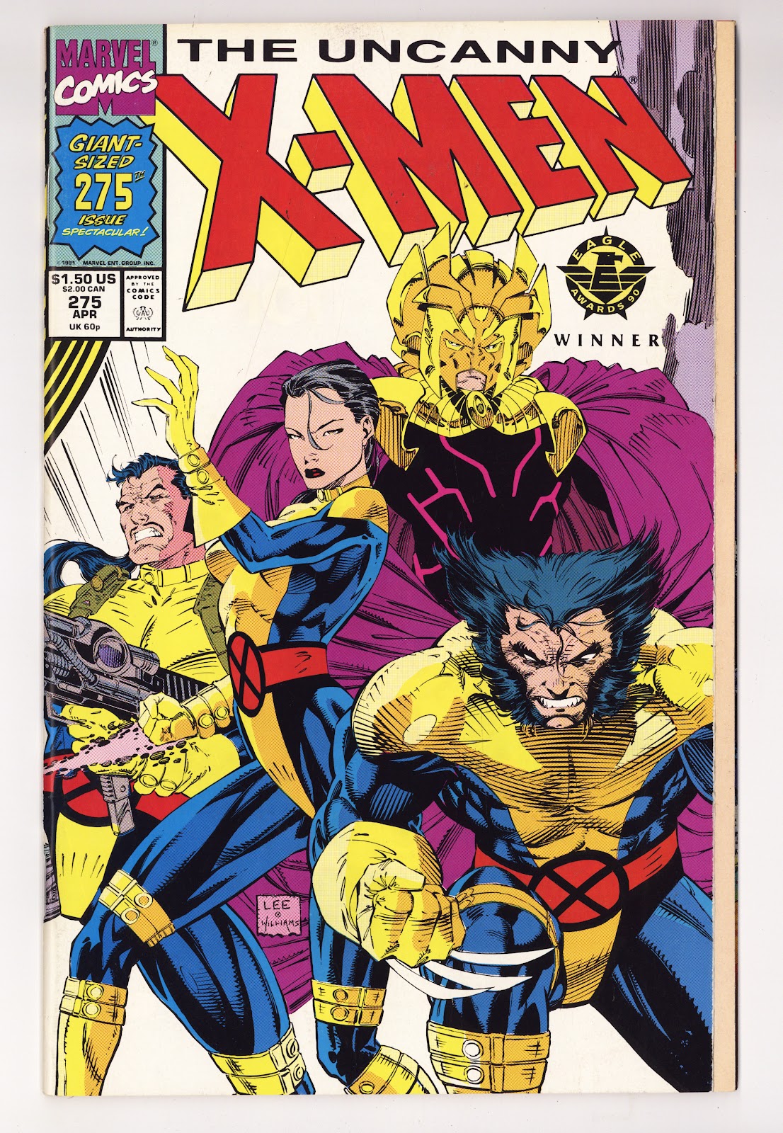 The Uncanny X-Men Vol 1 275  High Grade   (1991)   Direct  