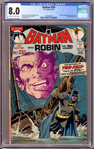 Batman Vol 1 234 CGC 8.0 (VF)   (1971)
