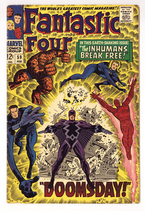 Fantastic Four Vol 1 59  VG/FN (5.0)   (1967)