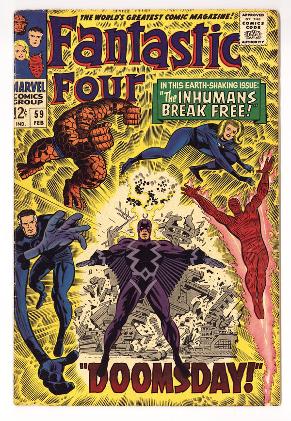 Fantastic Four Vol 1 59  VG/FN (5.0)   (1967)