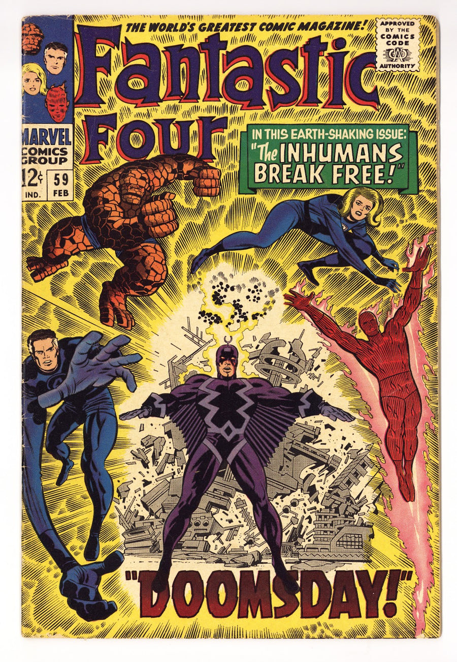 Fantastic Four Vol 1 59  VG/FN (5.0)   (1967)     