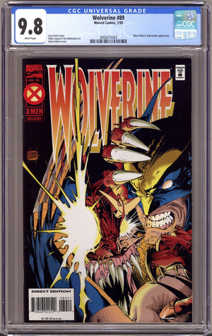 Wolverine Vol 2 89 CGC 9.8 (NM/M) (1995)