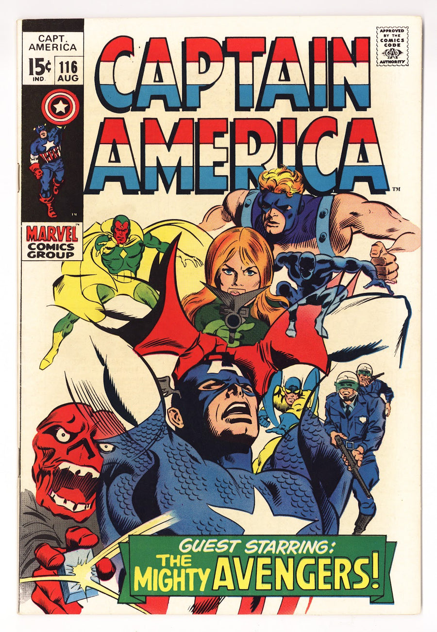 Captain America Vol 1 116  VF+ (8.5)   (1969)