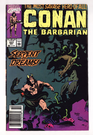 Conan the Barbarian Vol 1 237  Mid Grade   (1990)   Newsstand