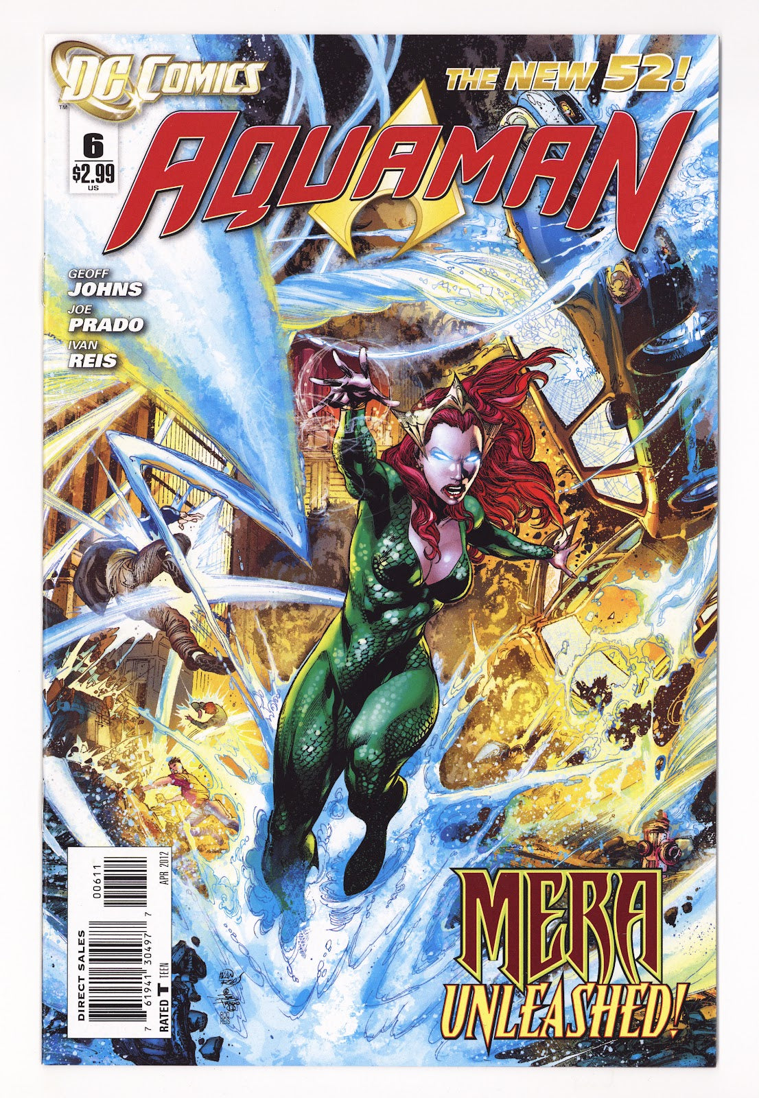 Aquaman Vol 7 6 High Grade (2012) Direct Sales 