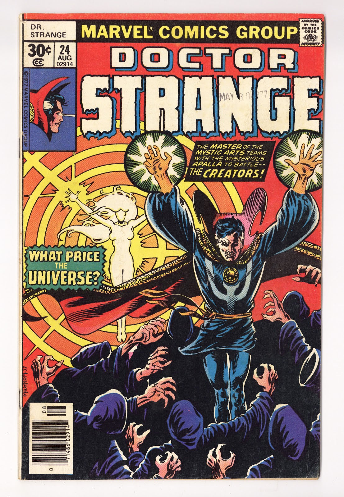 Doctor Strange Vol 1 24  Low Grade   (1977)   30¢  