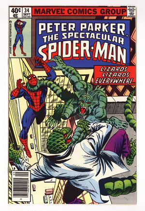 The Spectacular Spider-Man Vol 1 34  High Grade   (1979)   Newsstand