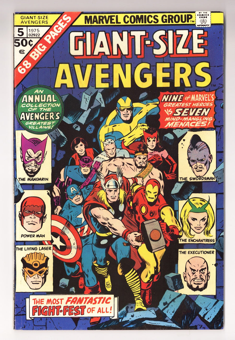Giant-Size Avengers Vol 1 5  VF- (7.5)   (1975)     