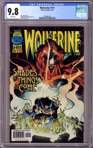 Wolverine Vol 2 111 CGC 9.8 (NM/M) (1997)