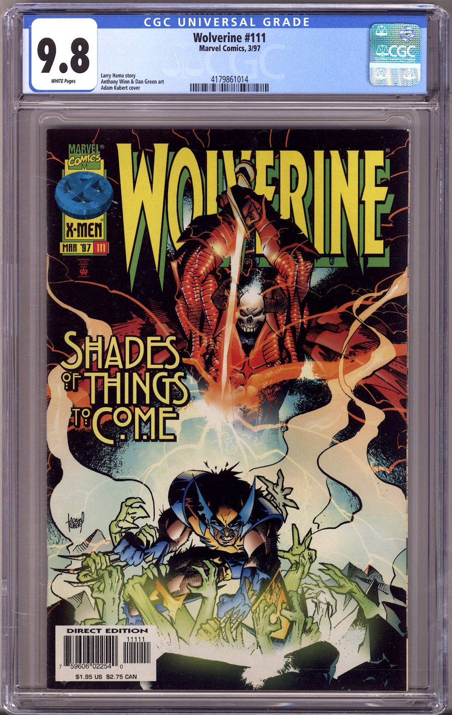 Wolverine Vol 2 111 CGC 9.8 (NM/M) (1997) 