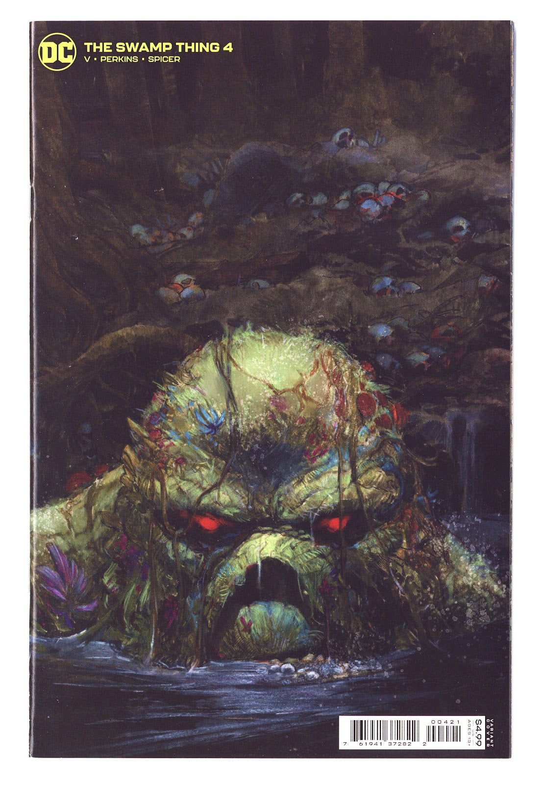 The Swamp Thing Vol 1 4 High Grade (2021) Zaffino Variant 