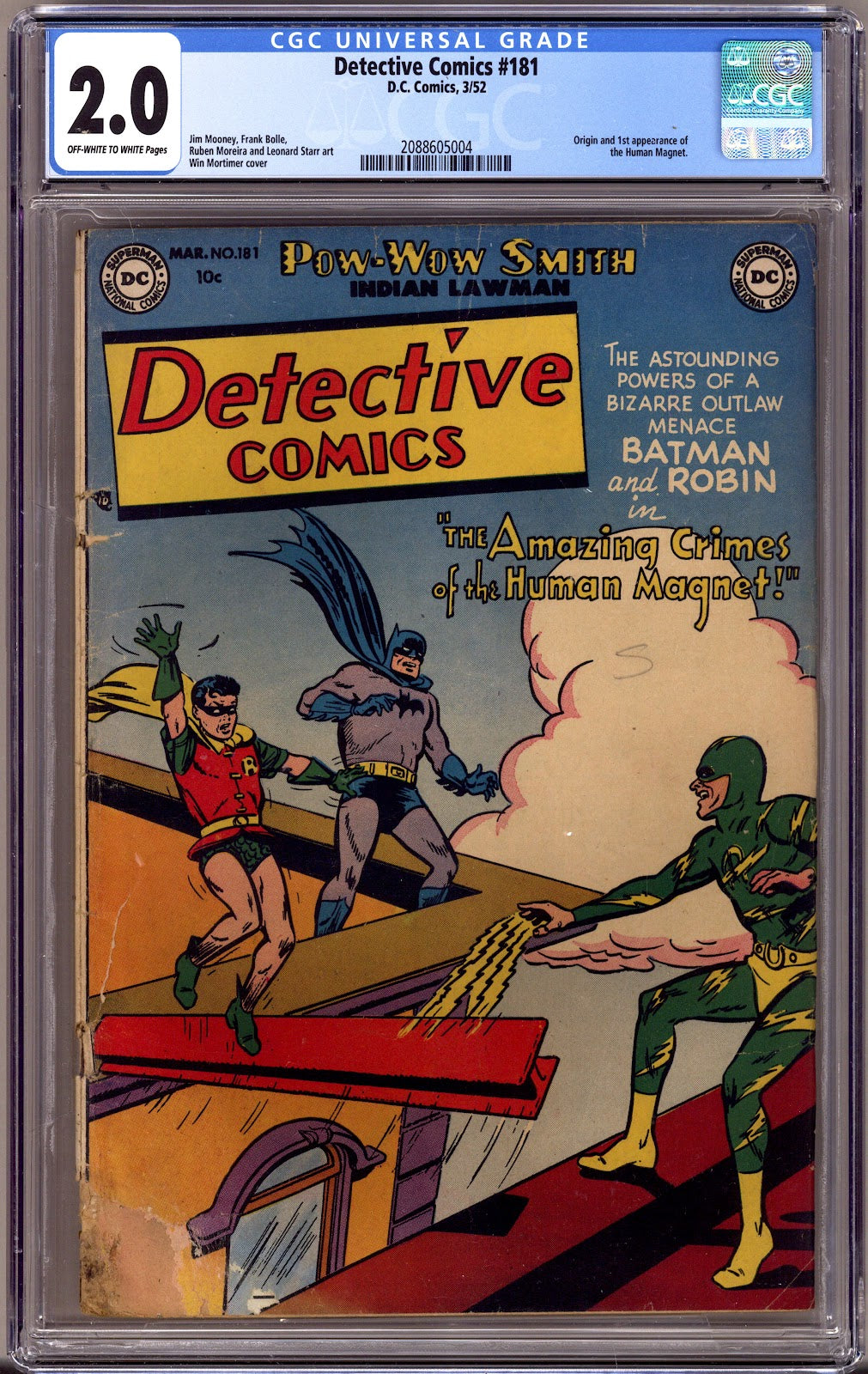 Detective Comics Vol 1 181 CGC 2.0 (GD)   (1952)