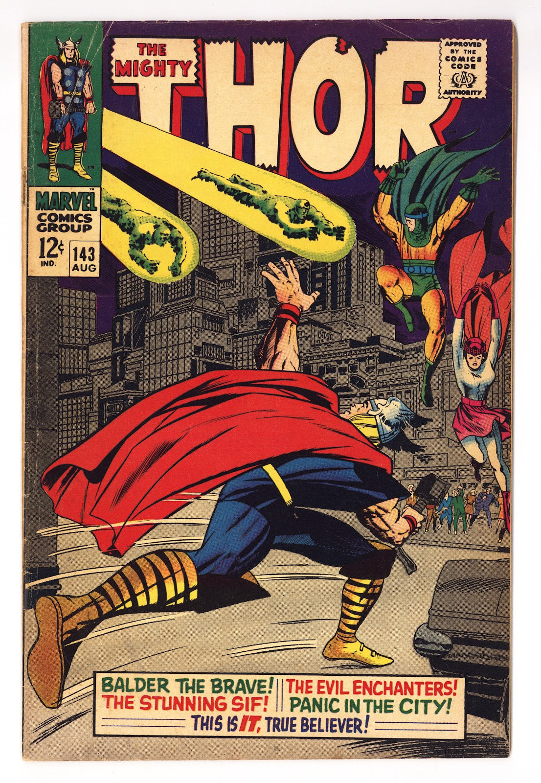 Thor Vol 1 143 VG/FN (5.0) (1967) 