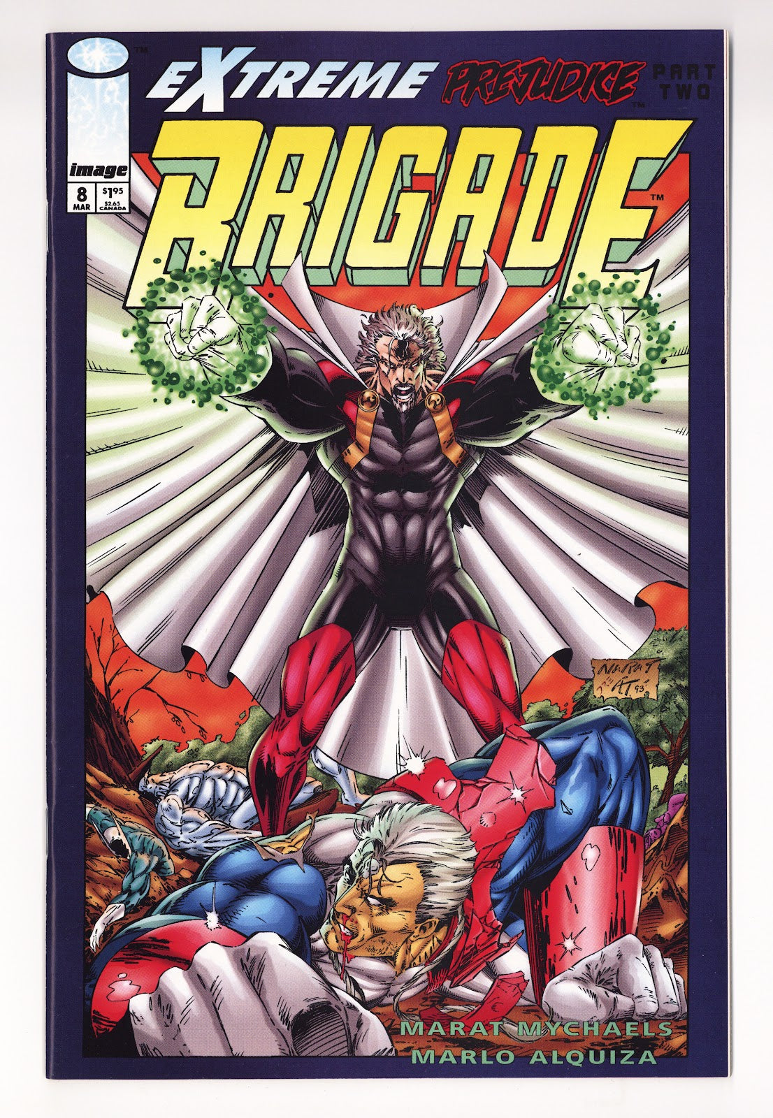 Brigade Vol 2 8  High Grade   (1994)