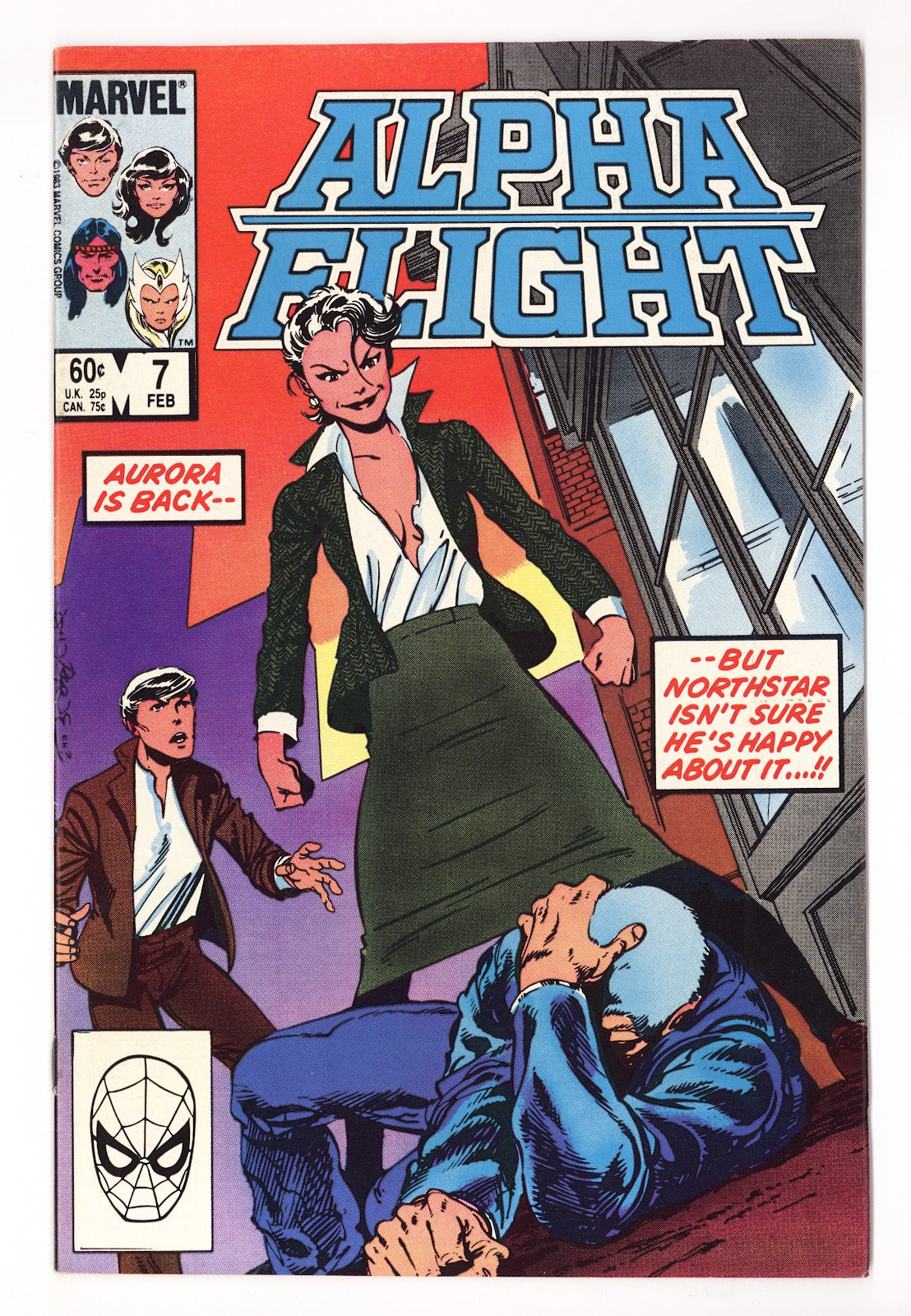 Alpha Flight Vol 1 7 Mid Grade (1984) Direct 