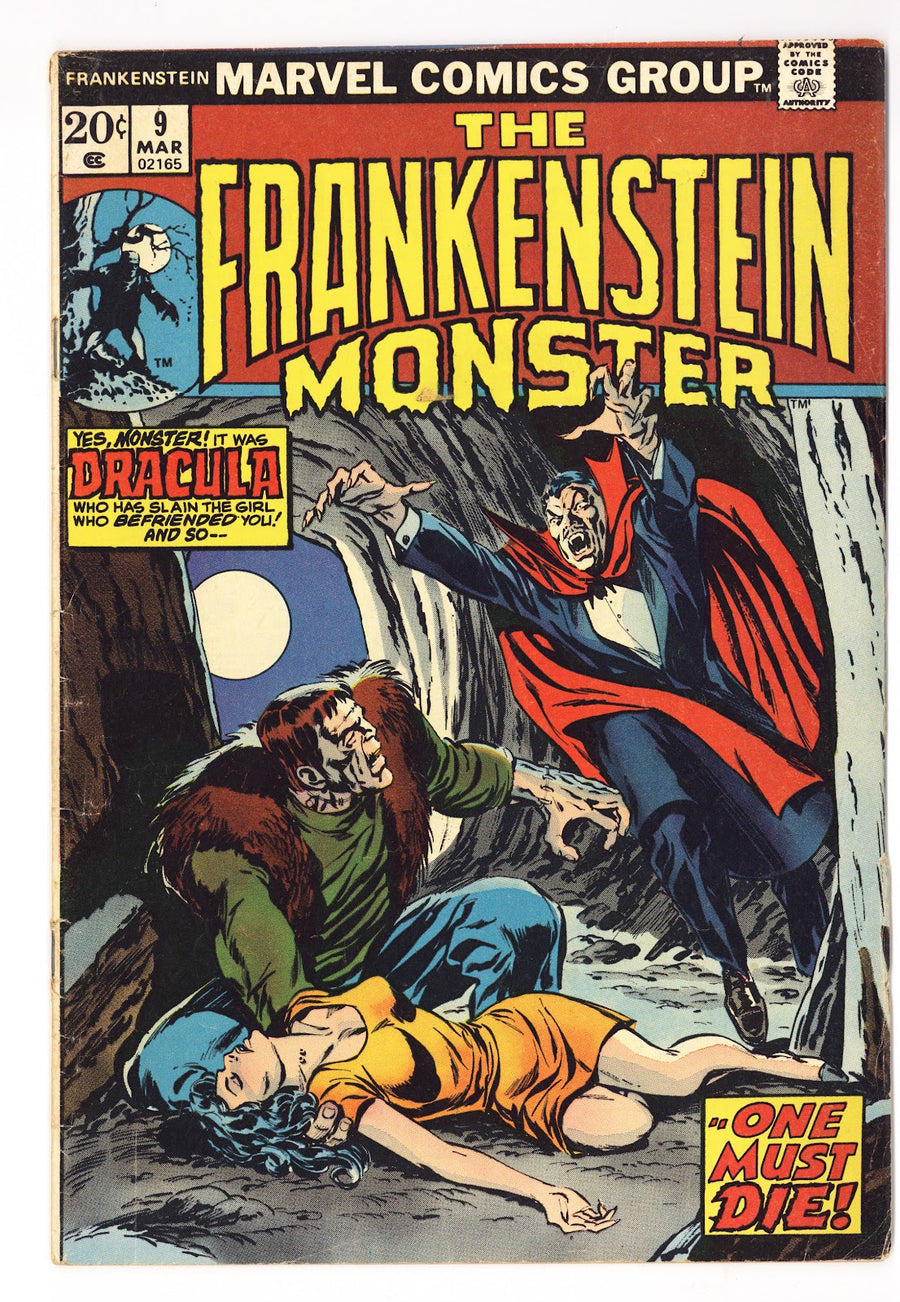 Frankenstein Vol 1 9  VG (4.0)   (1974)     