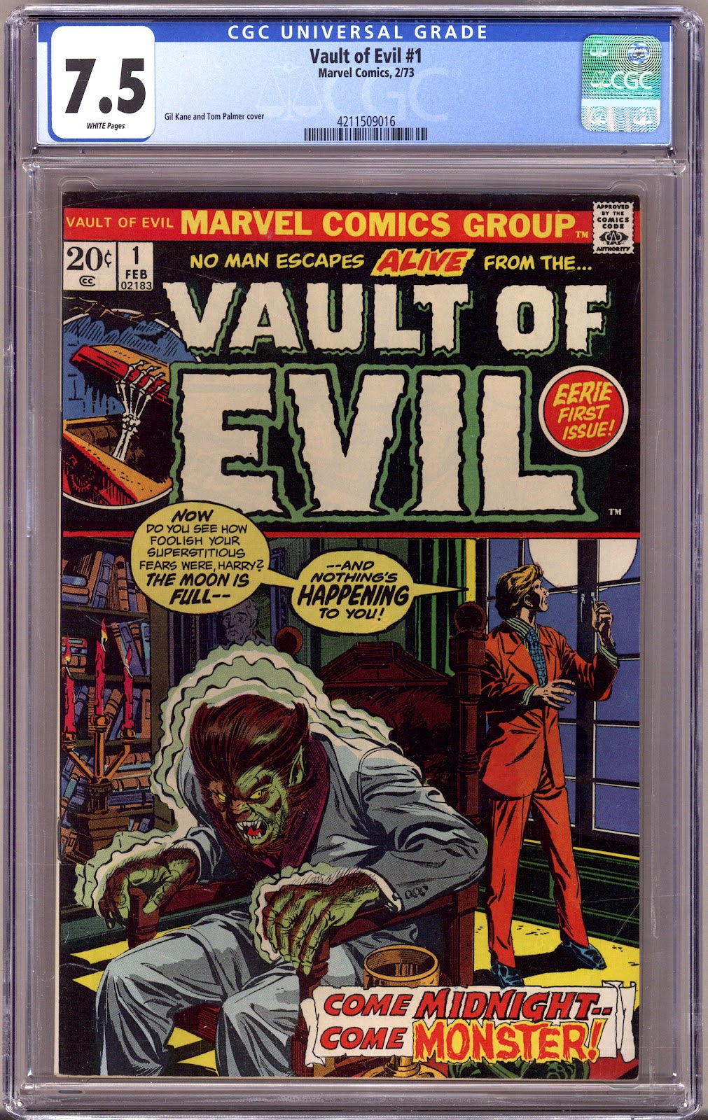 Vault of Evil   1 CGC 7.5 (VF-)   (1973)     