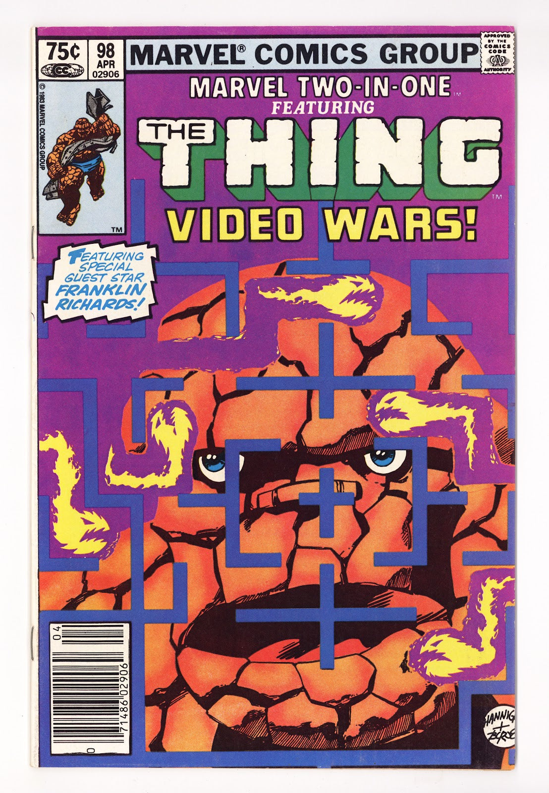 Marvel Two-in-One Vol 1 98  Mid Grade   (1983)   Canadian Price Variant  