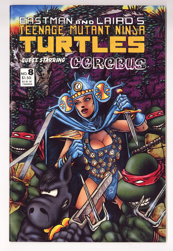 Teenage Mutant Ninja Turtles Vol 1 8  VF- (7.5)   (1986)