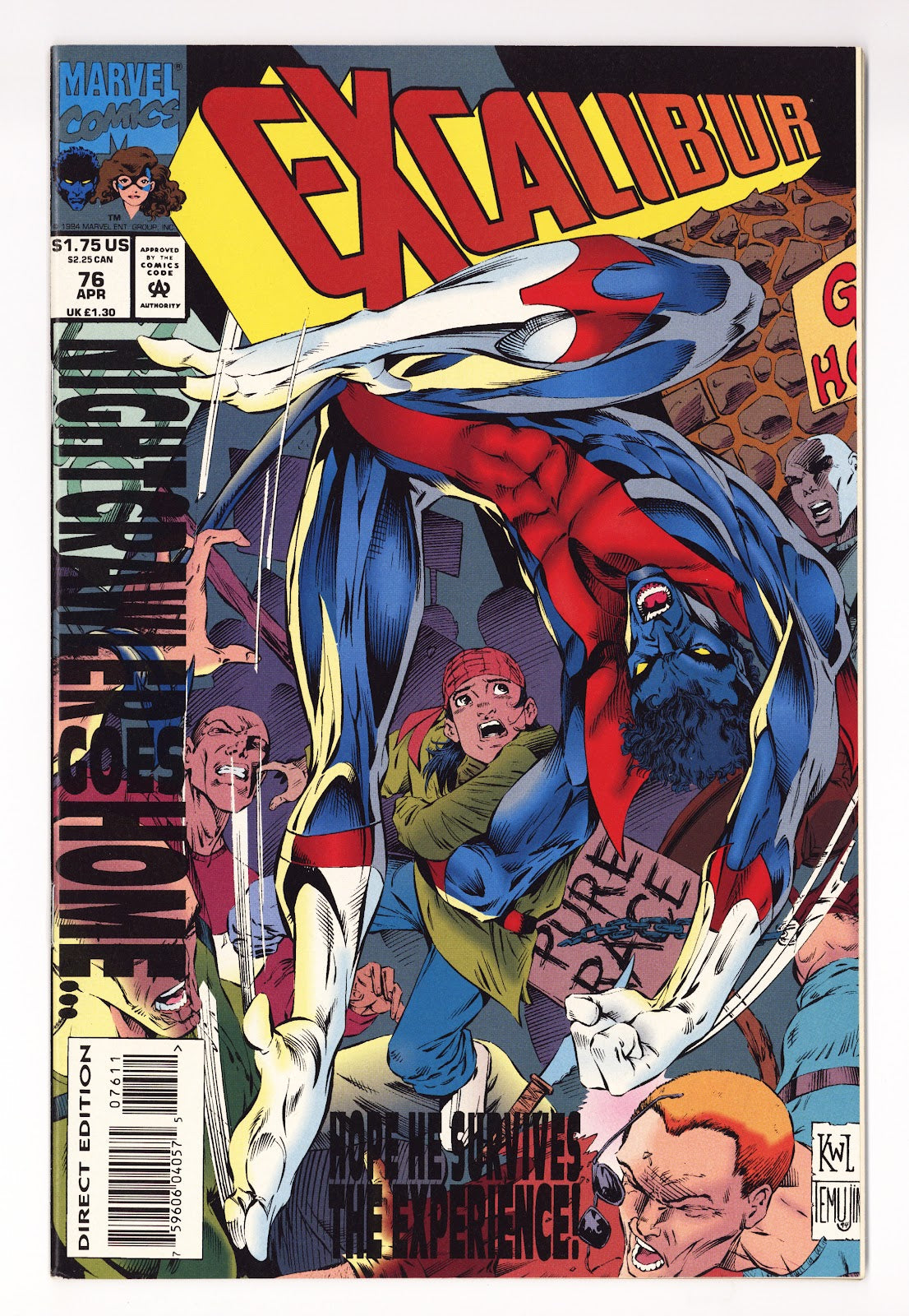 Excalibur Vol 1 76  High Grade   (1994)     
