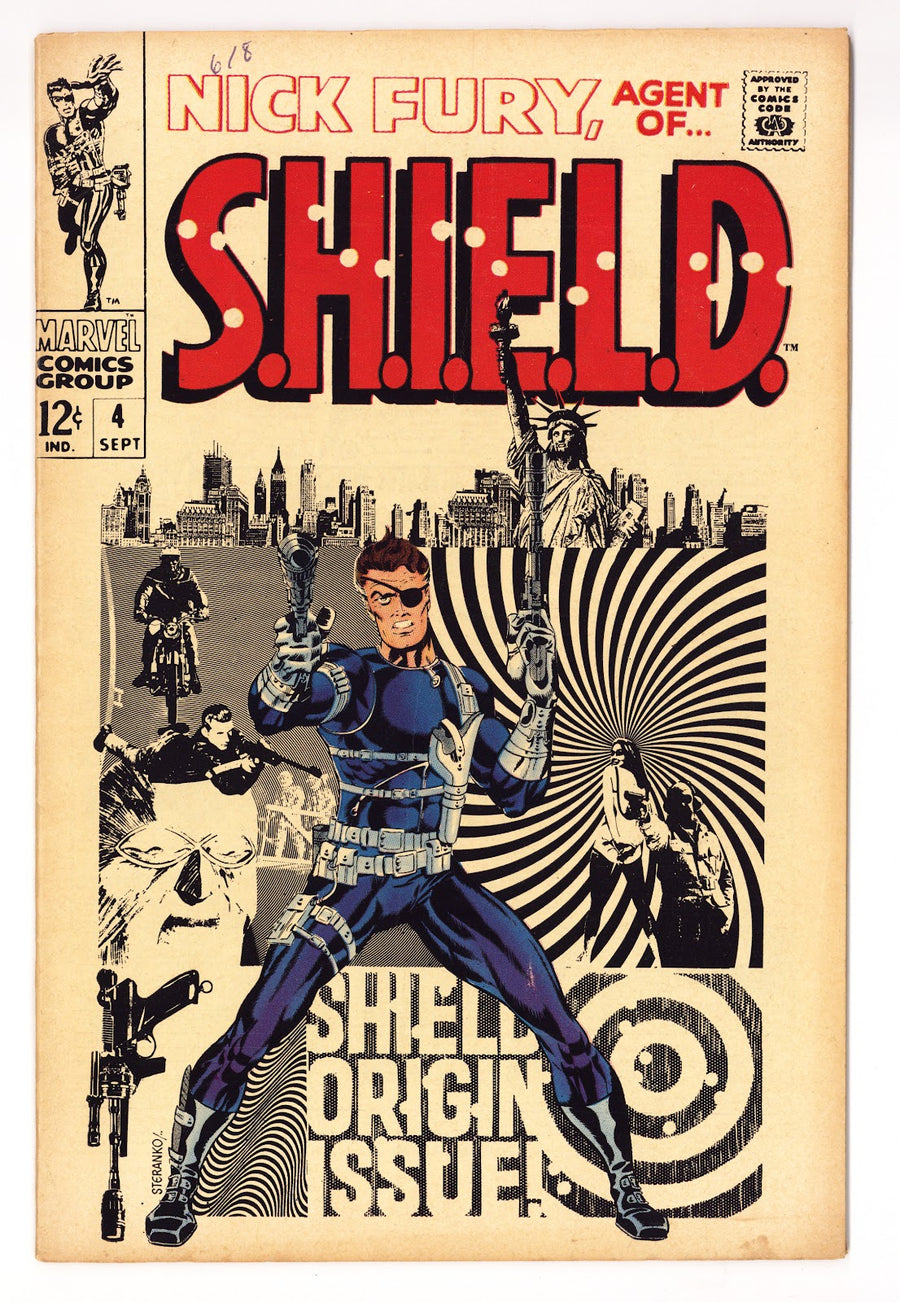 Nick Fury, Agent of SHIELD Vol 1 4  FN (6.0)   (1968)